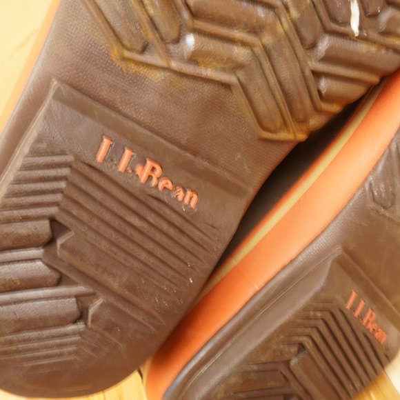 LL Bean Green Gray Suede Insulated Felt Lined Waterproof Boots Size 6 - Picture 11 of 11